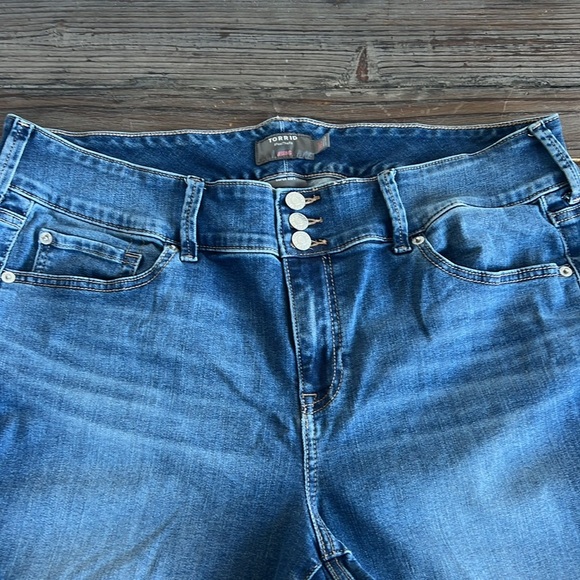 TORRID JEANS COLOR BLUE SIZE 20 S - Picture 5 of 12